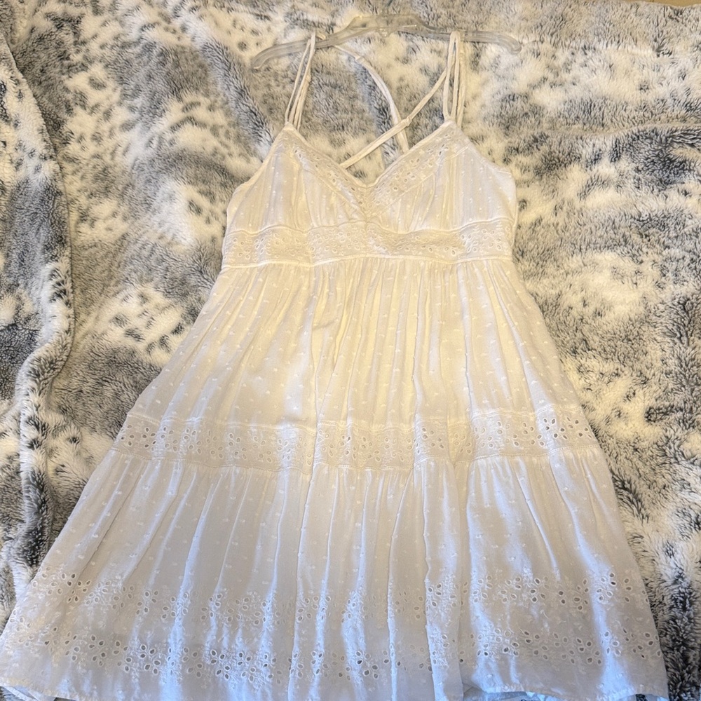 American Eagle Outfitters White Lace Dress